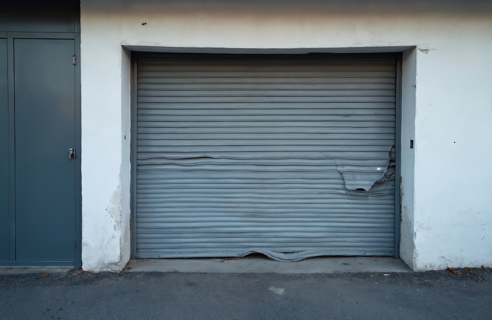 How to Fix a Bent Garage Door