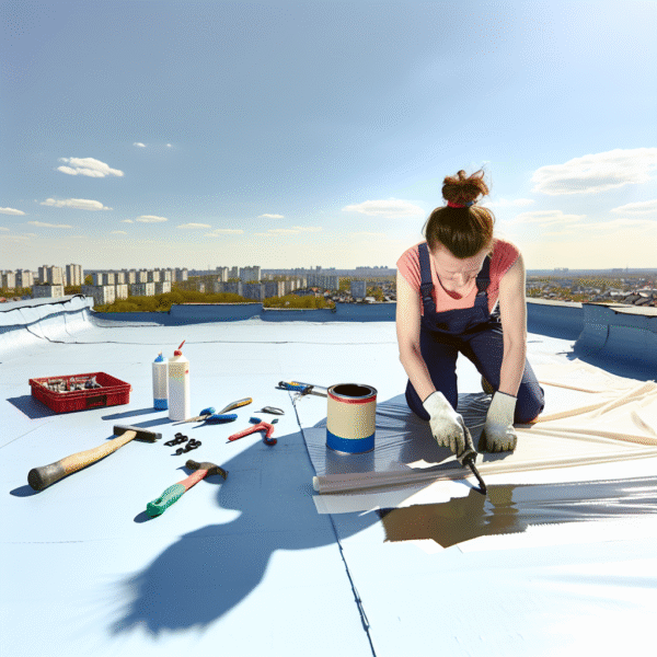 how to fix a leaking flat roof