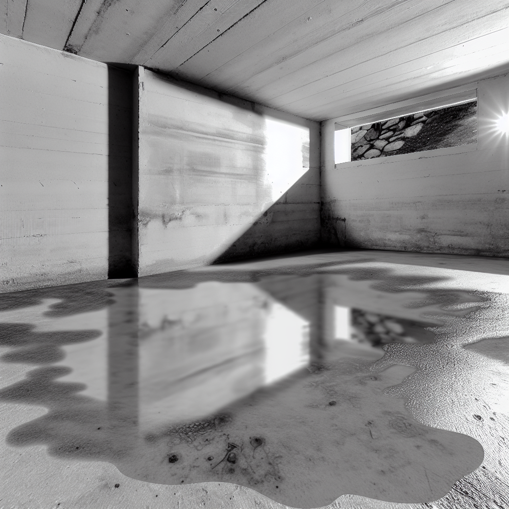 how to fix water leaking into basement after heavy rain