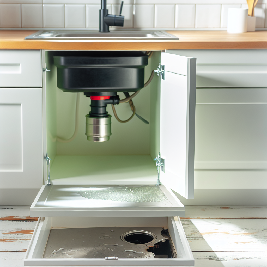how to fix leaking garbage disposal