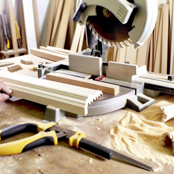 how to cut crown molding with a miter saw