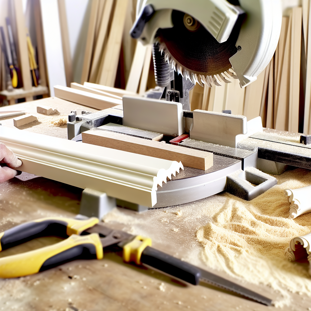 how to cut crown molding with a miter saw