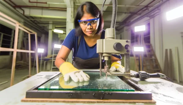 can you cut glass with a tile saw