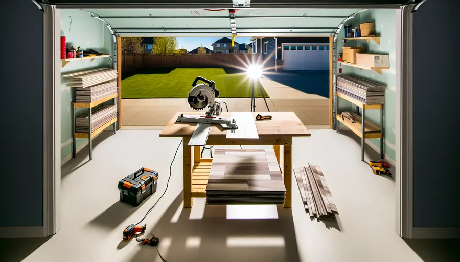 can you cut vinyl flooring with a miter saw