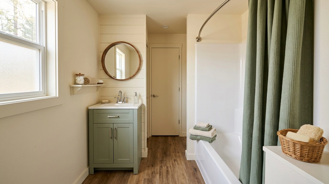 mobile home bathroom remodel